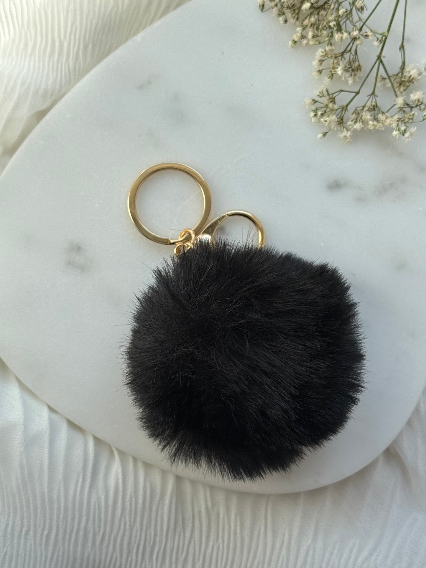 Schlüsselanhänger Black Pom Pom - 11147
