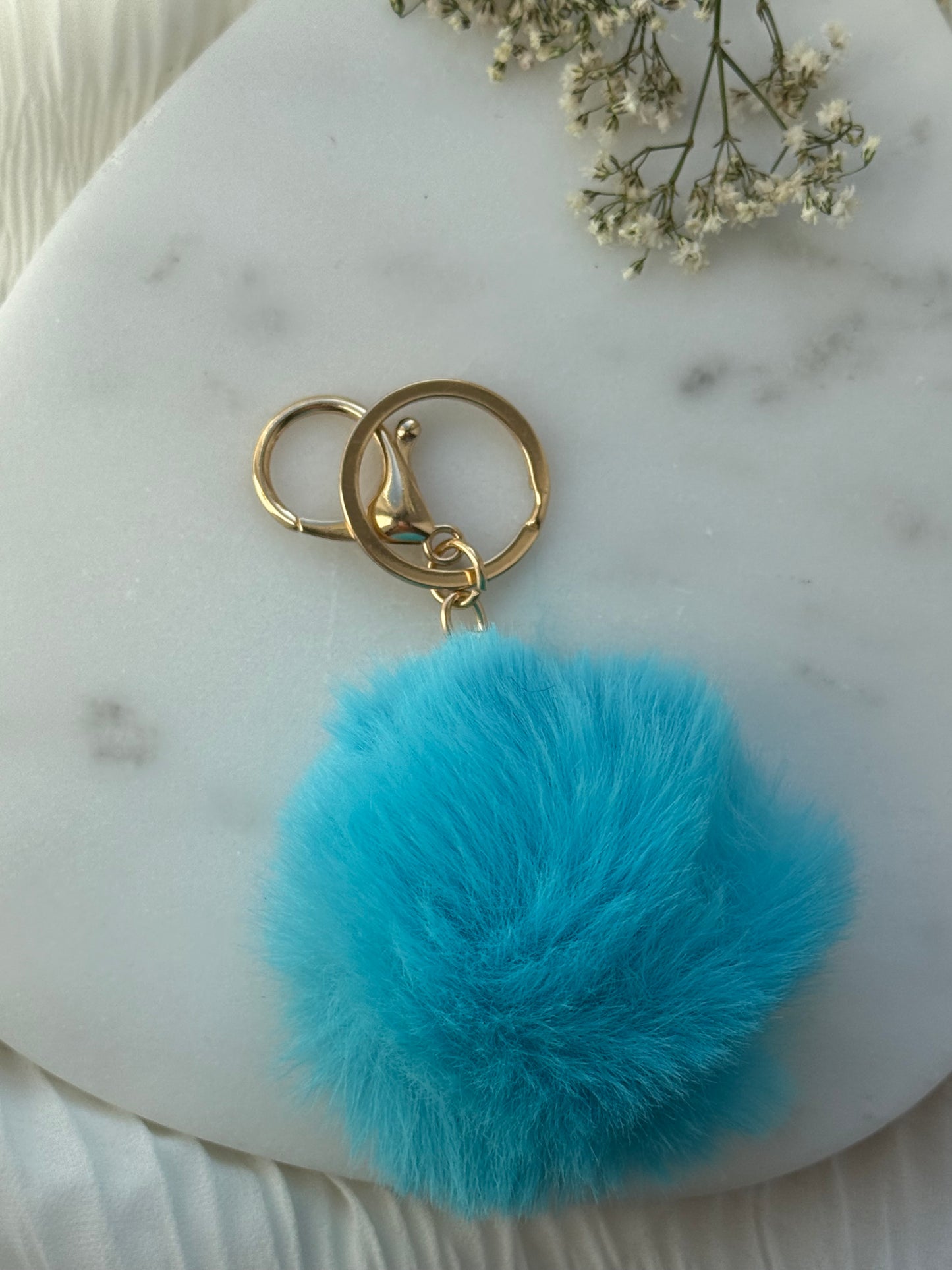 Schlüsselanhänger Blue Pom Pom - 11147