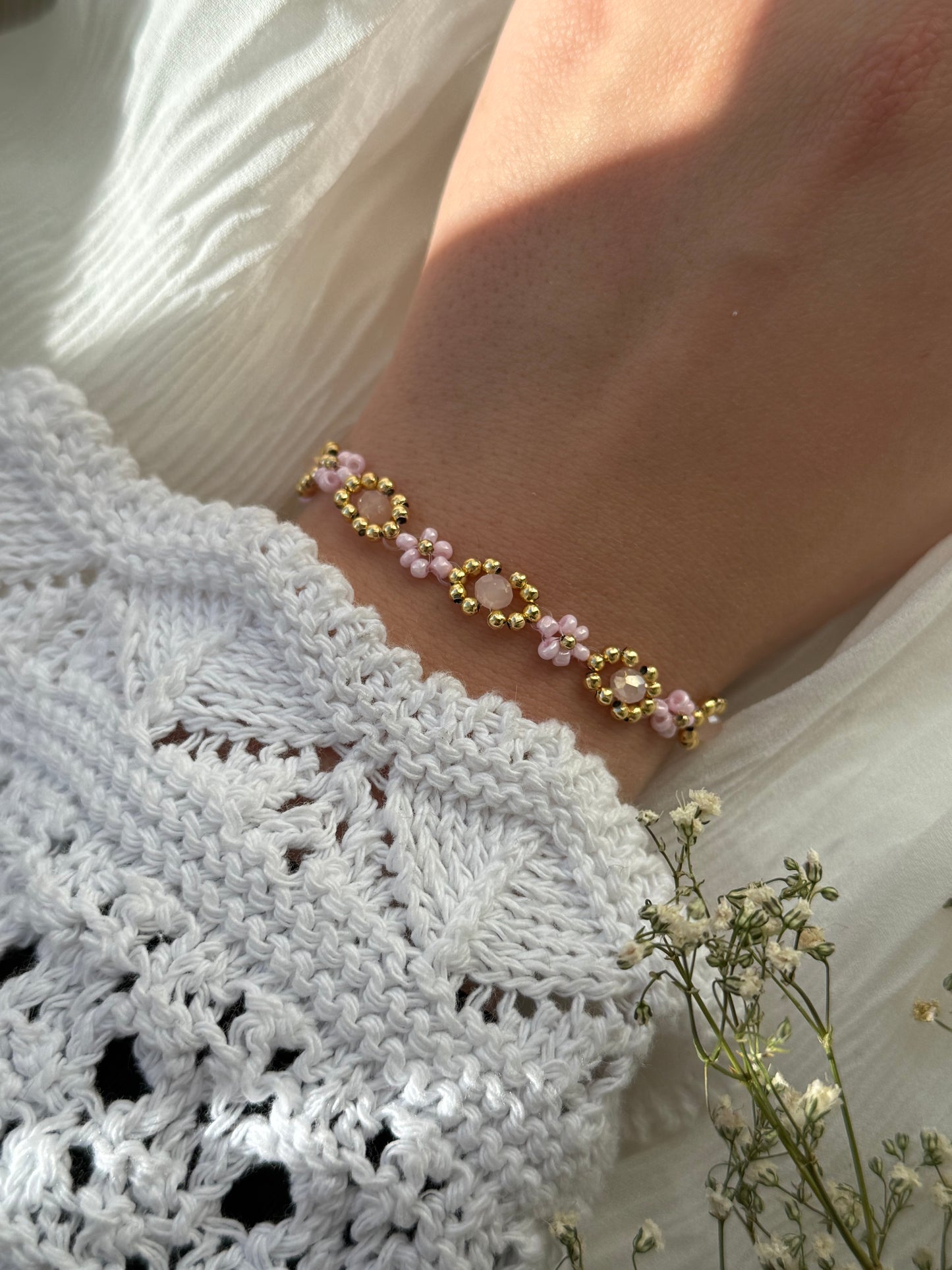 Perlenarmband Flower - 2135