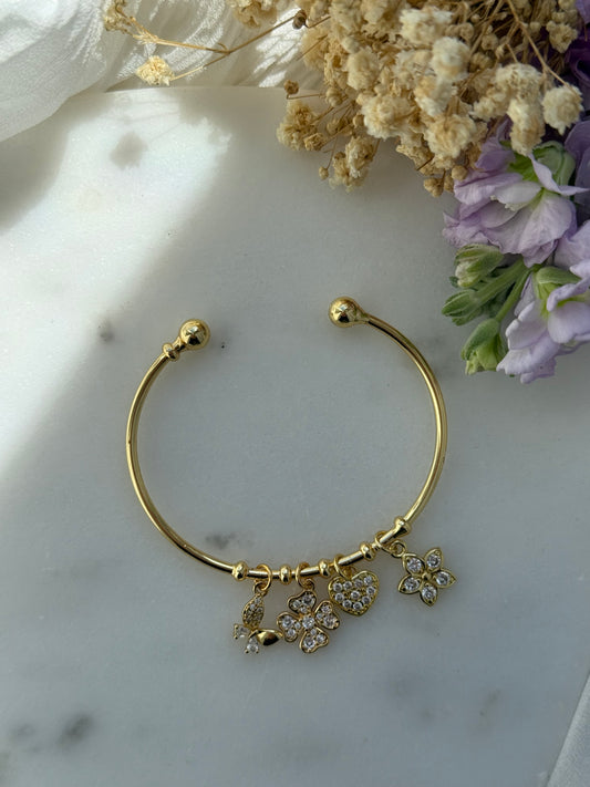Charms Armband Zirkonia - 2204
